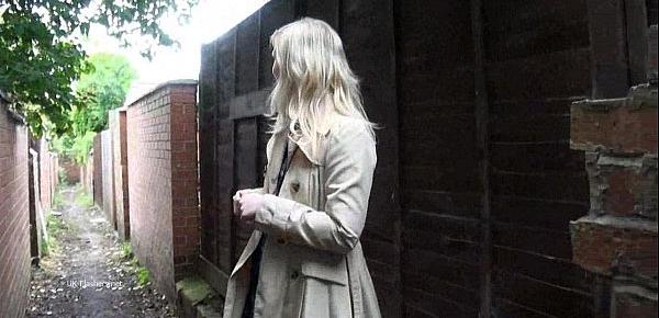 Blonde Babe Satine Spark Masturbates In A Park And Public Nudity Of Young