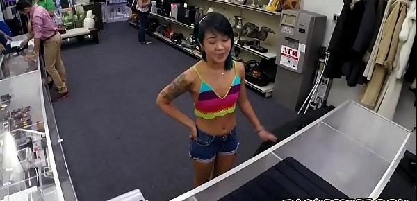 Cute Latina Pleased Hunky Pawn Man for Money